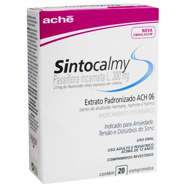 Encontraproduto.com.br - Sintocalmy 300mg Com 20 Comprimidos