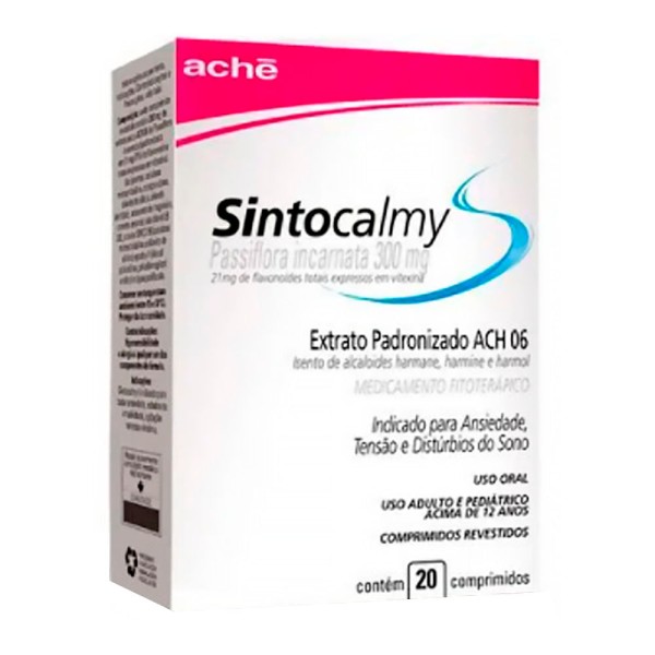 Encontraproduto.com.br - Sintocalmy 300mg Com 20 Comprimidos
