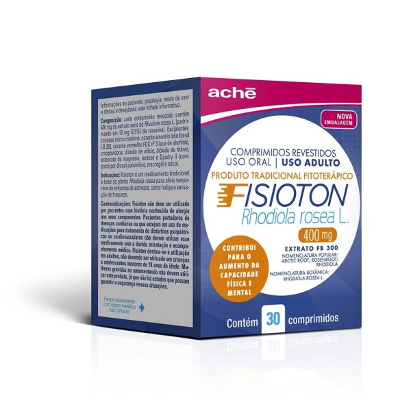 Encontraproduto.com.br - Fisioton 400Mg Caixa Com 30 Comprimidos