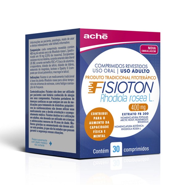 Encontraproduto.com.br - Fisioton 400Mg Caixa Com 30 Comprimidos