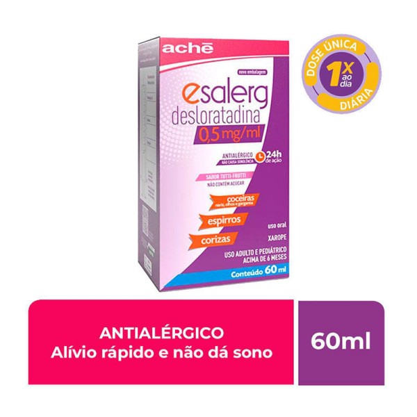 Encontraproduto.com.br - Esalerg Xarope 60ml