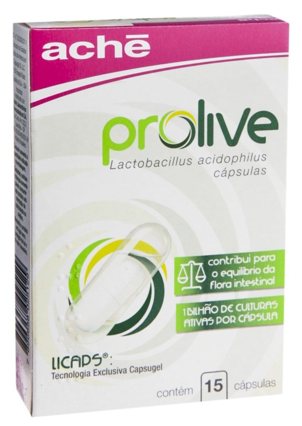 Encontraproduto.com.br - Blister Prolive Com 15 Cápsulas