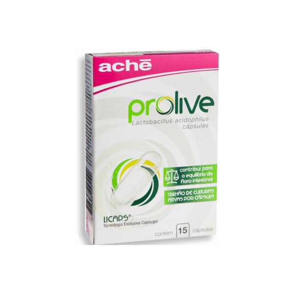Encontraproduto.com.br - Blister Prolive Com 15 Cápsulas
