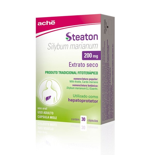 Encontraproduto.com.br - Steaton 200mg com 30 Cápsulas Aché