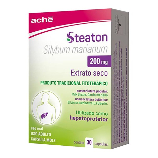 Encontraproduto.com.br - Steaton 200mg com 30 Cápsulas Aché