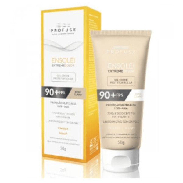Encontraproduto.com.br - Profuse Ensolei Extreme Bege Claro Fps90+ 50g