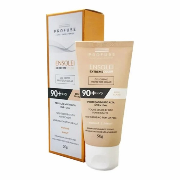 Encontraproduto.com.br - Profuse Ensolei Extreme Bege Claro Fps90+ 50g