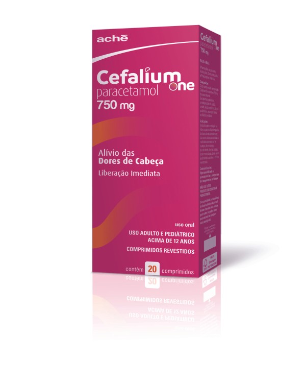 Encontraproduto.com.br - Cefalium ONE 750MG Comprimido revestido - Caixa com 20 Comprimidos
