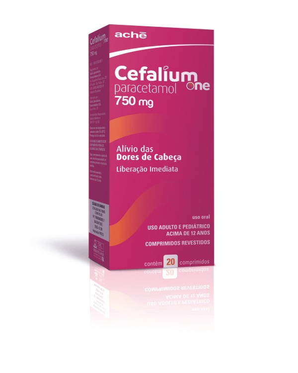 Encontraproduto.com.br - Cefalium ONE 750MG Comprimido revestido - Caixa com 20 Comprimidos