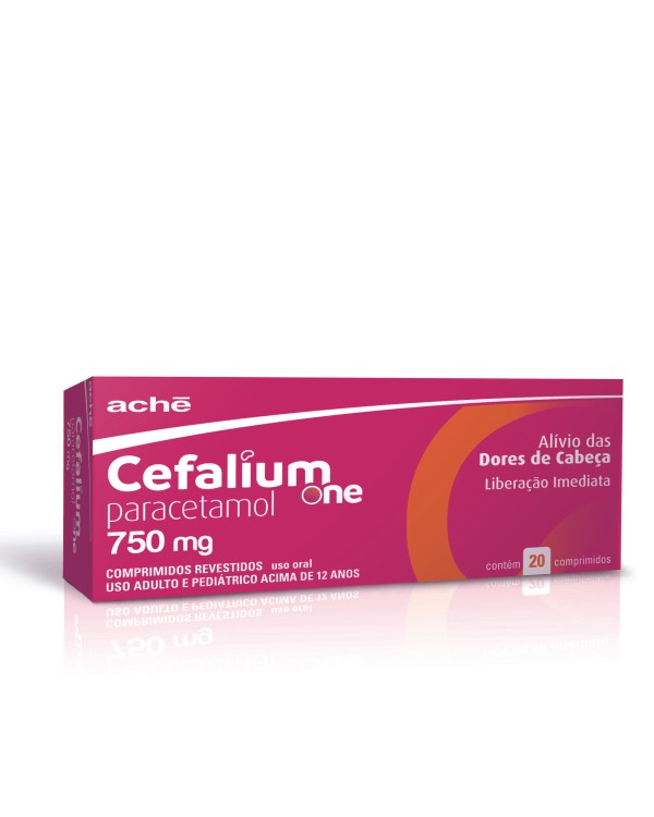 Encontraproduto.com.br - Cefalium ONE 750MG Comprimido revestido - Caixa com 20 Comprimidos