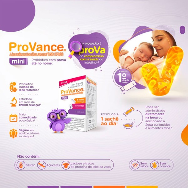 Encontraproduto.com.br - Provance Mini 30 Sachês com 360mg
