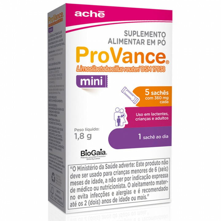Encontraproduto.com.br - Provance Mini Ache Farma 360mg com 5 Sachês 1,8g