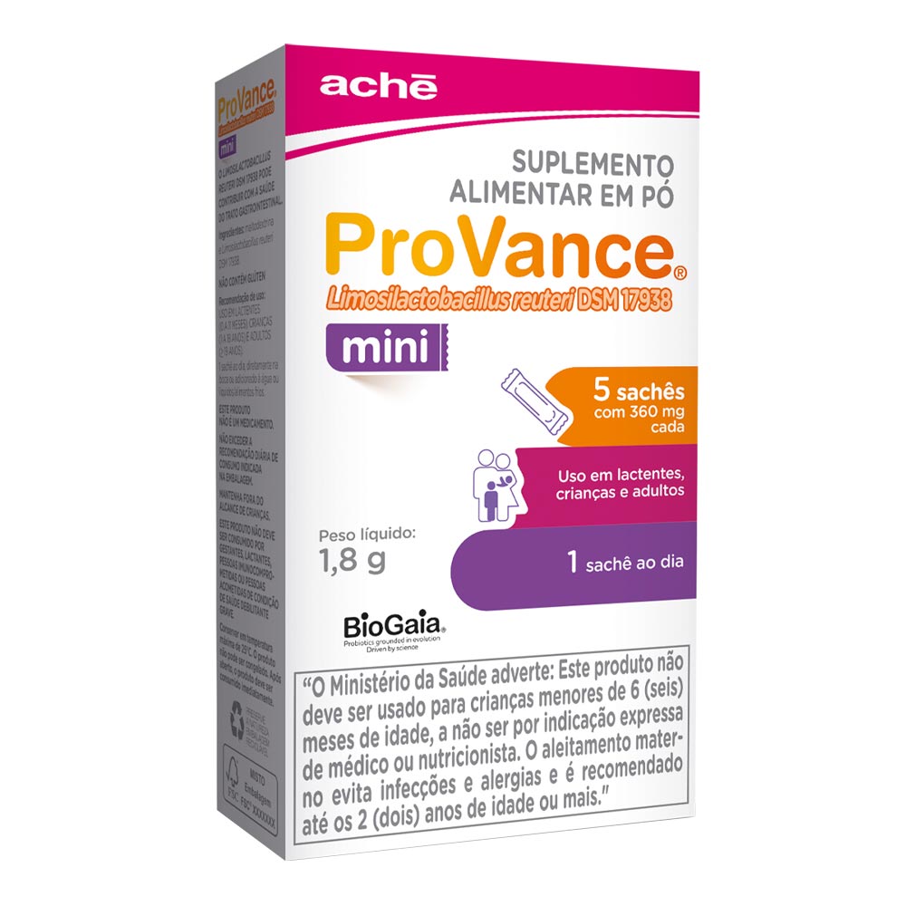 Encontraproduto.com.br - Provance Mini Ache Farma 360mg com 5 Sachês 1,8g