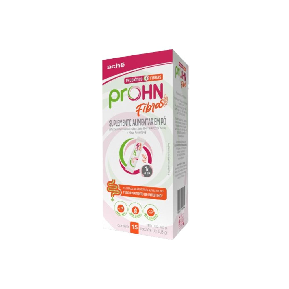 Encontraproduto.com.br - Prohn Fibras Com 15 Saches De 6,8gr Sem Sabor Ache