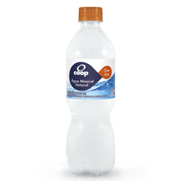 Água Mineral Coop com Gás 510ml
