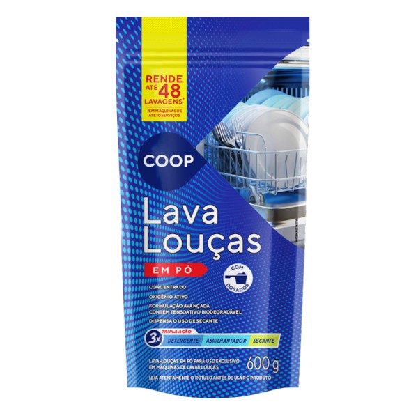 Encontraproduto.com.br - Lava Louças em Pó Coop 600g