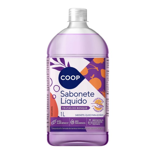 Encontraproduto.com.br - Sabonete Frutas do Bosque Coop 1L