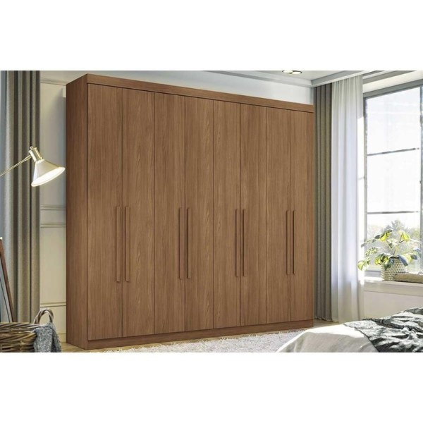 Guarda Roupa 8 Portas E 4 Gavetas Master New 8.4 Jatobá