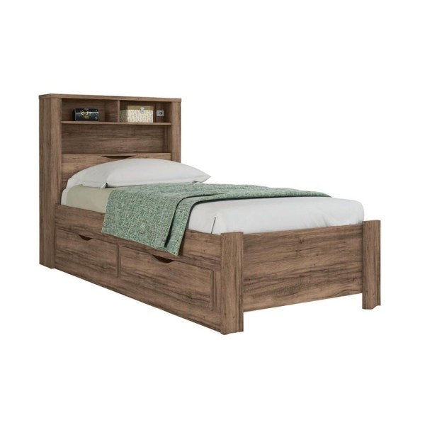 Encontraproduto.com.br - Cama Solteiro Invicta c/ 2 Gavetas Atacama - Santos Andirá