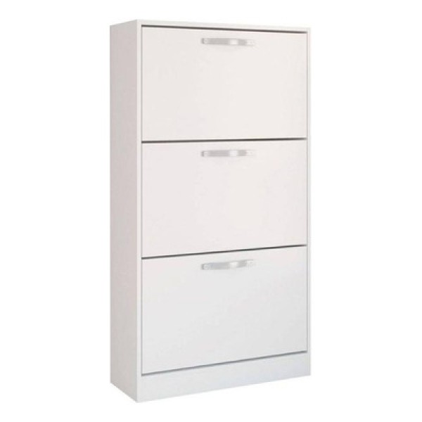Encontraproduto.com.br - Armário Sapateira Quarto Havana Plus c/ 3 Portas Branco - Santos Andirá