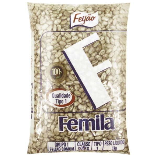 Encontraproduto.com.br - Feijão Carioca Femila Tipo 1 Pacote com 1kg