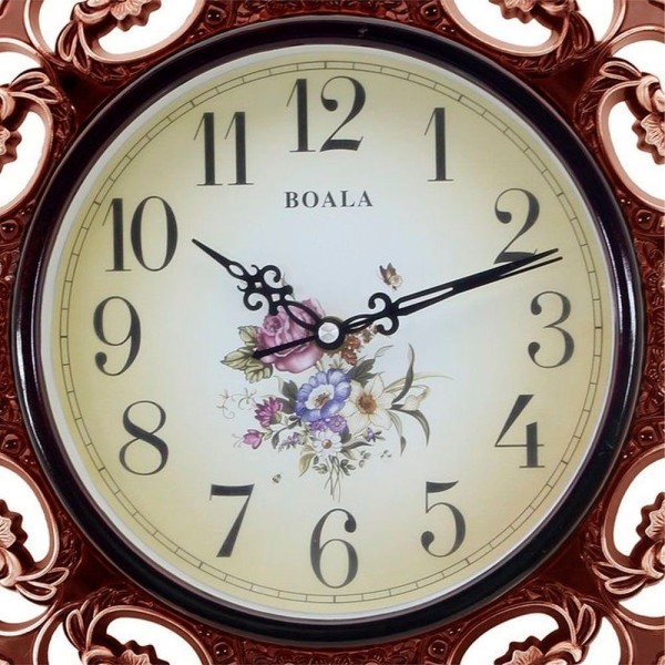 Encontraproduto.com.br - Relógio De Parede Cobre Quartz Clock Luxo Com Pendulo 59cm