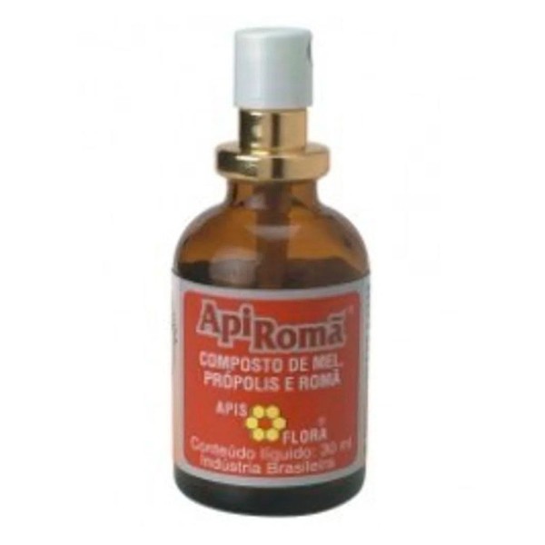 Encontraproduto.com.br - Apiromã Spray de Própolis Romã e Mel Orgânico 30ml - Apis Flora