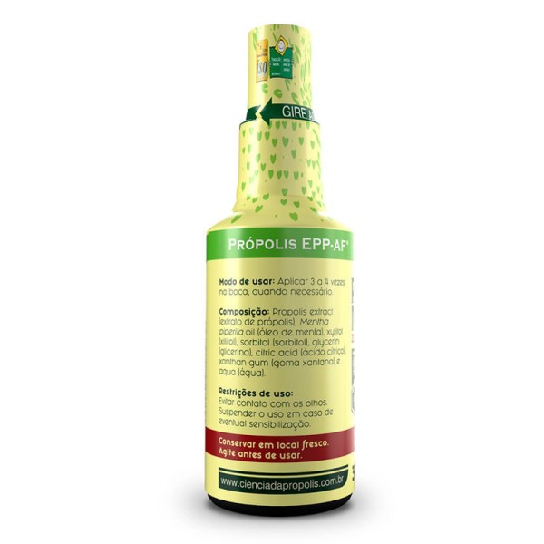 Encontraproduto.com.br - Propomax Zero Spray de Extrato de Própolis Verde e Menta Sem Álcool 30ml - Apis Flora