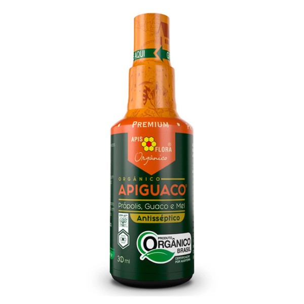 Encontraproduto.com.br - Apiguaco Spray de Própolis Guaco e Mel Orgânico 30ml - Apis Flora