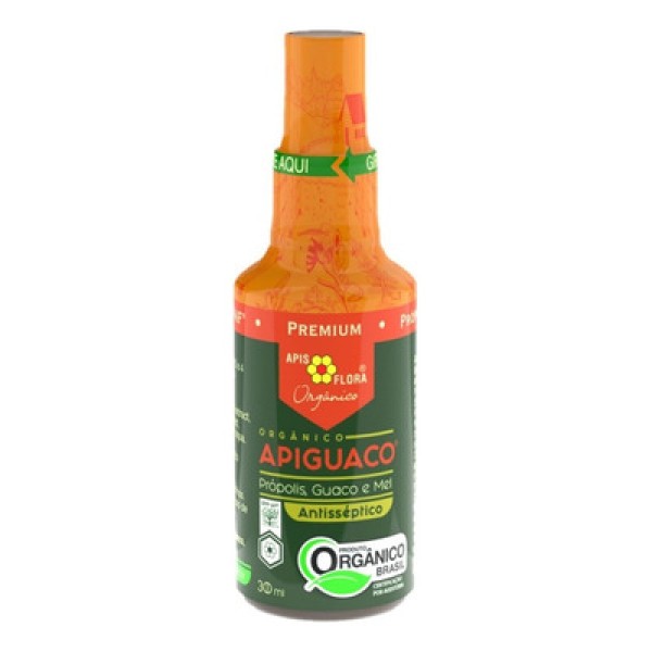 Encontraproduto.com.br - Apiguaco Spray de Própolis Guaco e Mel Orgânico 30ml - Apis Flora