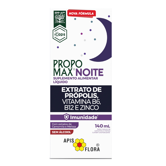 Encontraproduto.com.br - Propomax Noite Extrato De Própolis 140 Ml - Apis Flora