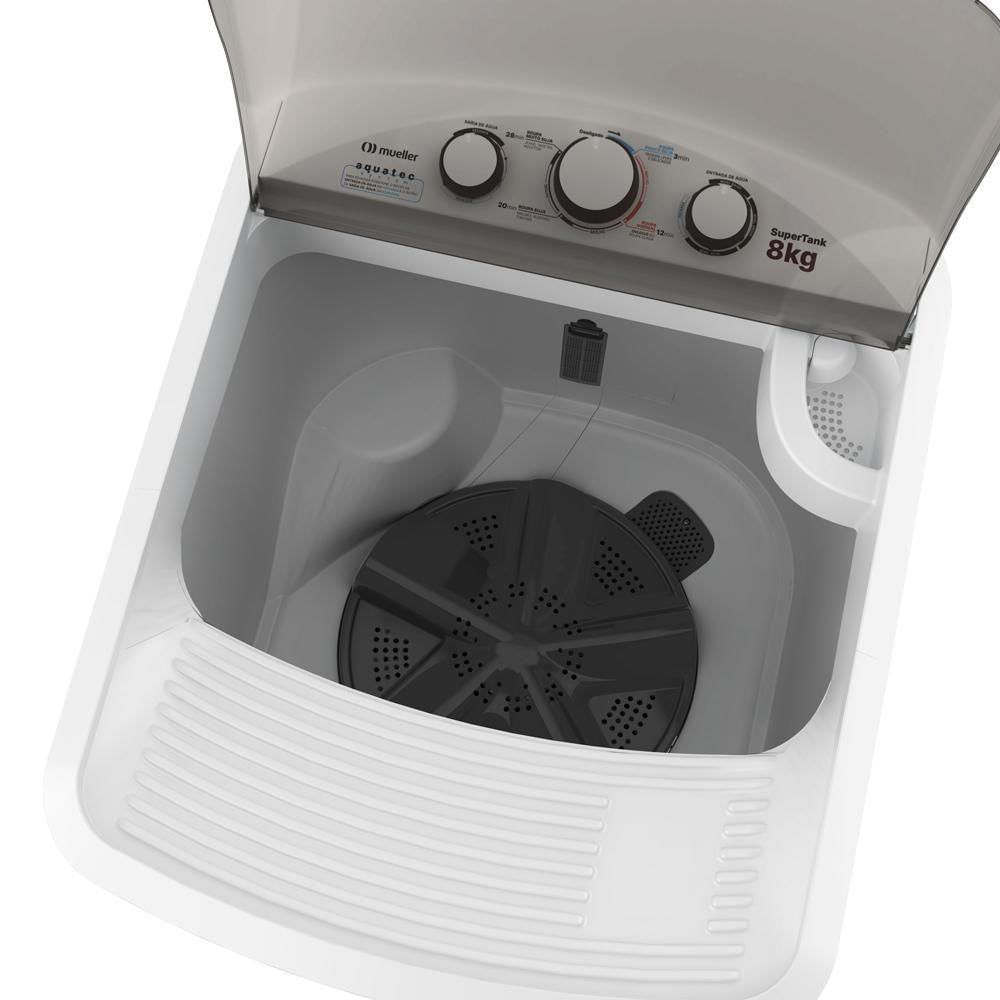 Encontraproduto.com.br - Lavadora de roupas SuperTank 8kg Branca 220V Mueller