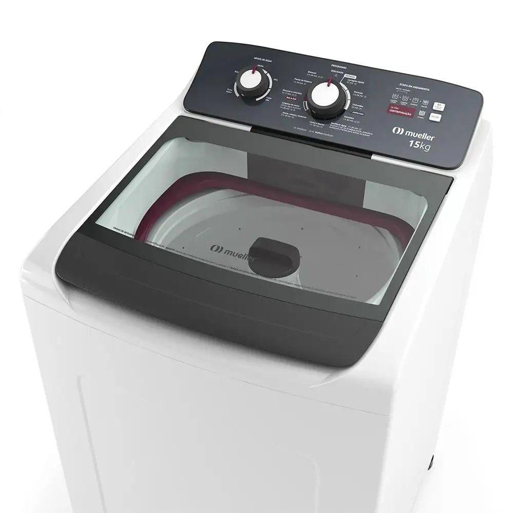 Encontraproduto.com.br - Lavadora Mueller Automática 15kg Com Ultracentrifugação E Ciclo Rápido Mla15 220v