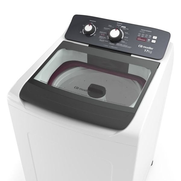 Encontraproduto.com.br - Lavadora de Roupa Automática Mueller 17Kg com Ultracentrifugação e Ciclo Rápido Branca MLA17 – 127 Volts