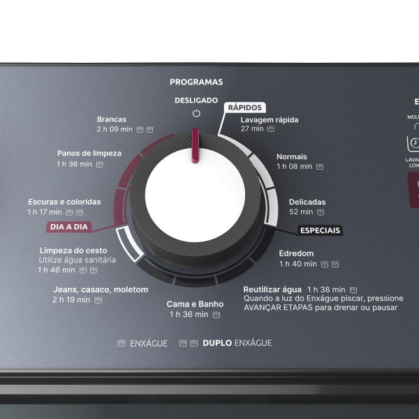 Encontraproduto.com.br - Lavadora de Roupa Automática Mueller 17Kg com Ultracentrifugação e Ciclo Rápido Branca MLA17 – 127 Volts