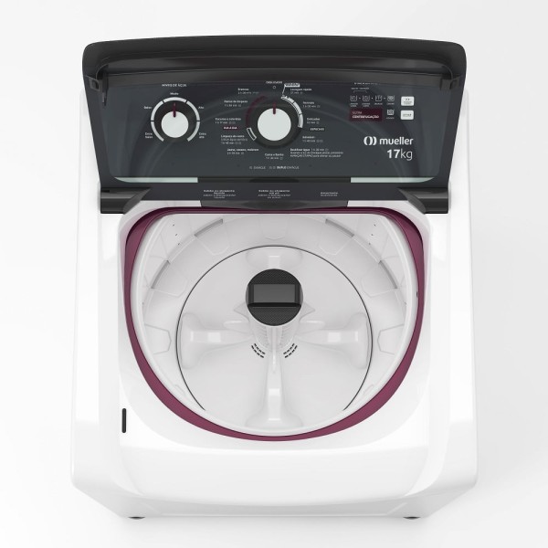 Encontraproduto.com.br - Lavadora de Roupa Automática Mueller 17Kg com Ultracentrifugação e Ciclo Rápido Branca MLA17 – 127 Volts