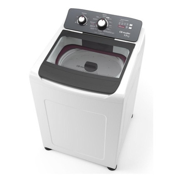Encontraproduto.com.br - Lavadora de Roupa Automática Mueller 17Kg com Ultracentrifugação e Ciclo Rápido Branca MLA17 – 127 Volts