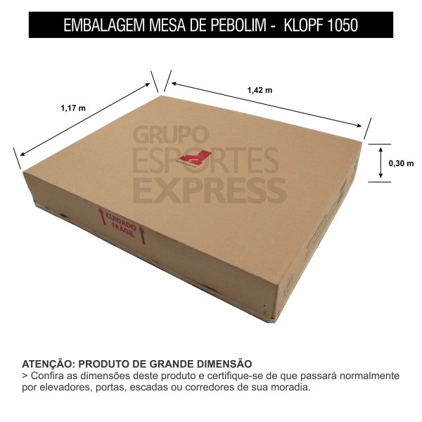 Encontraproduto.com.br - Mesa De Pebolim Com Varões Embutidos Klopf Cód. 1050