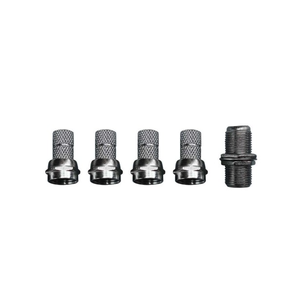 Encontraproduto.com.br - Conector com emenda para cabo coaxial (4 1) Kit-Flex