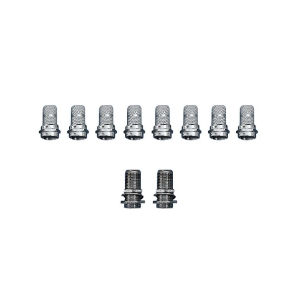 Conector com emenda para cabo coaxial (8 2) Kit-Flex
