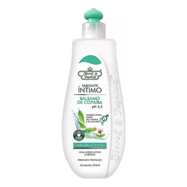 Sabonete Íntimo Flores & Vegetais Bálsamo De Copaíba 250ml