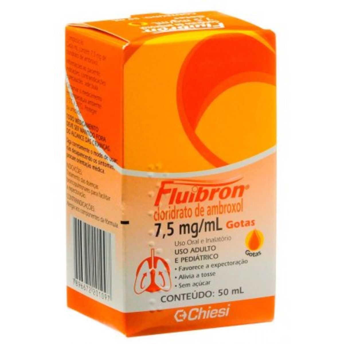 Fluibron Chiesi 7,5mg/ml gotas com 50ml