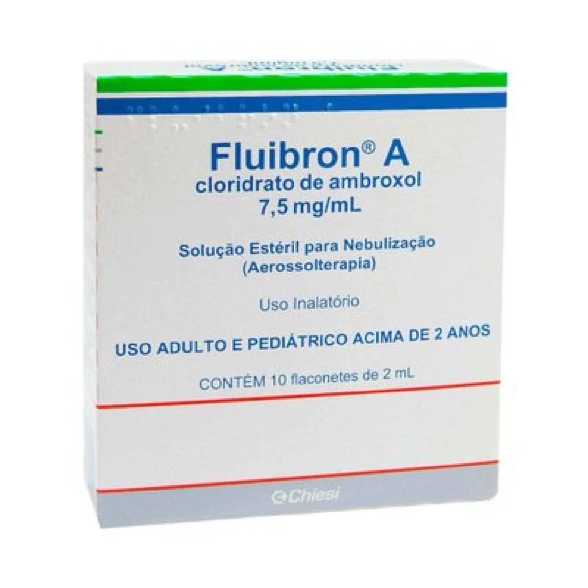 Fluibron A - Monodose 7.5MG/ML Solução para inalação - 10 Flaconetes com 2 mL