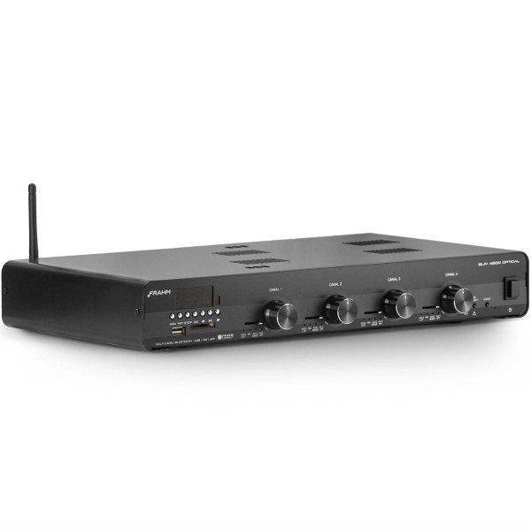 Encontraproduto.com.br - Amplificador Com Bluetooth, USB/SD/FM SLIM 4500 OPTICAL G2 - Frahm