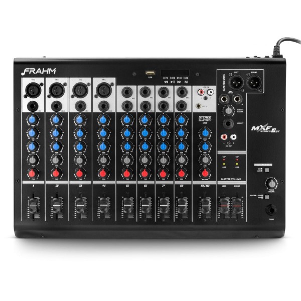 Encontraproduto.com.br - Mesa De Som 10 Canais MXF-10 BT - Frahm