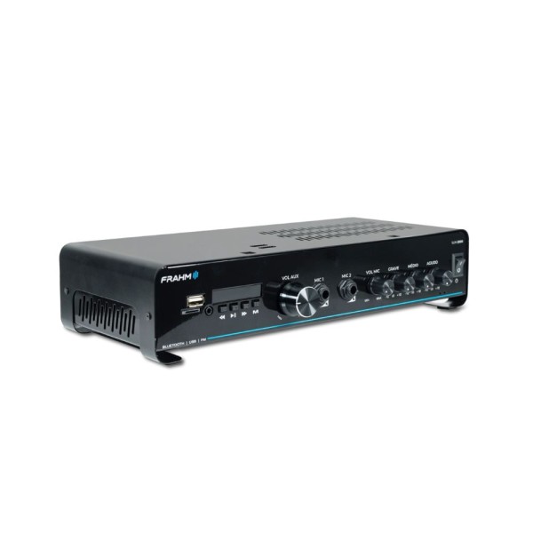 Encontraproduto.com.br - Amplificador Com Bluetooth USB/SD/FM SLIM-2000 APP G5 - Frahm