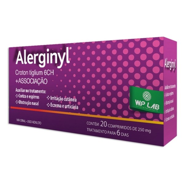 Encontraproduto.com.br - Alerginyl 250mg 20 Comprimidos
