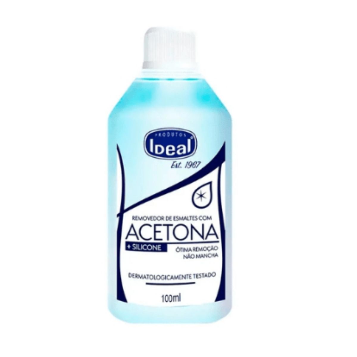 Encontraproduto.com.br - Removedor de Esmaltes Ideal com Acetona + Silicone 100ml