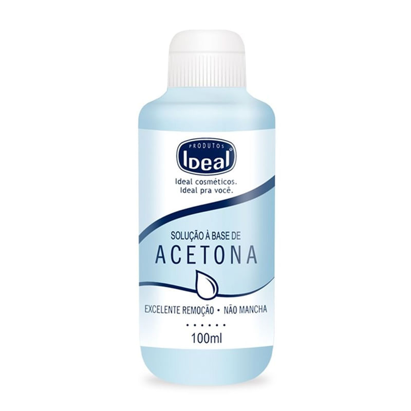 Encontraproduto.com.br - Removedor de Esmaltes Ideal com Acetona + Silicone 100ml