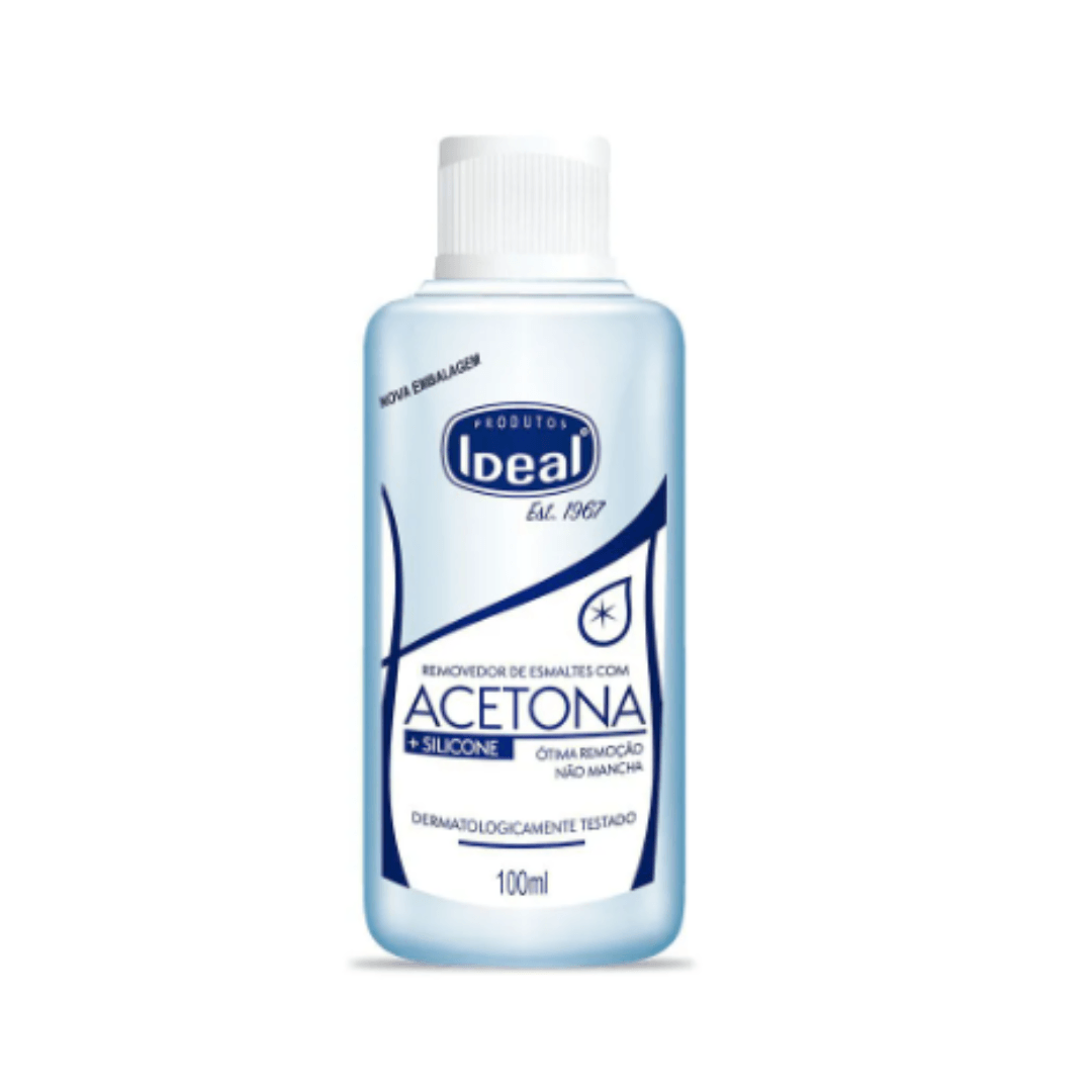 Encontraproduto.com.br - Removedor de Esmaltes Ideal com Acetona + Silicone 100ml